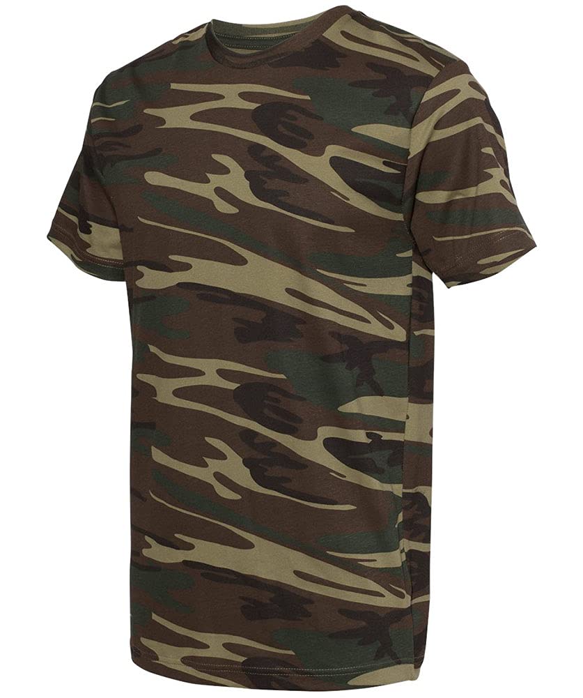 Joe's USA Men's Camo T-Shirt - Military Style Camouflage Tee for Men (Sizes XS to 4XL) - Perfect for Hunting, Outdoor Adventures & Casual Wear