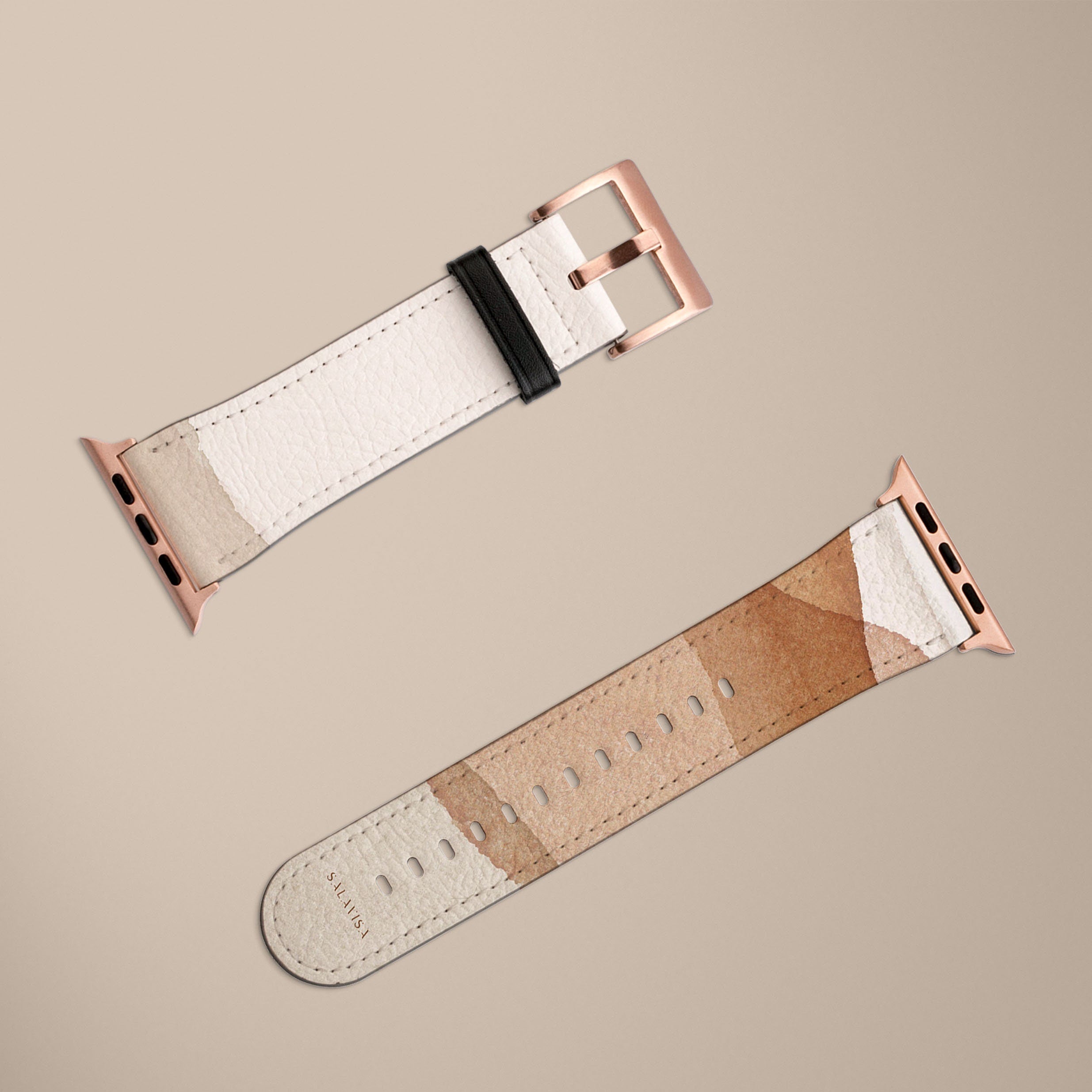 Premium Genuine Leather Watch Band for Men & Women - Durable & Comfortable Mojave Desert Inspired Design - Perfect for Outdoor Adventures, Hiking & Casual Wear