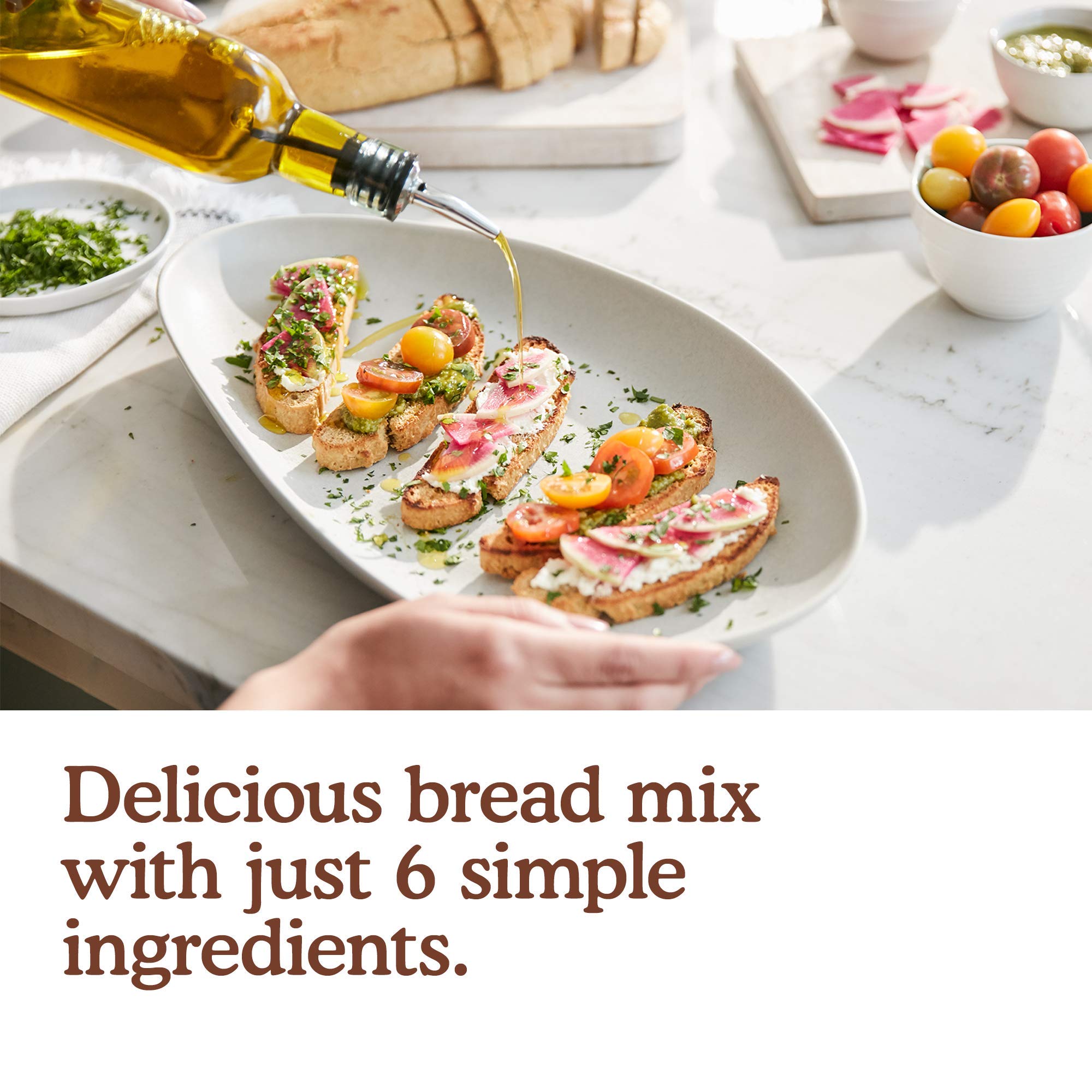 Simple Mills Almond Flour Baking Mixes - Gluten Free, Plant Based Pancake & Waffle Mix, Artisan Bread Mix for Healthy Breakfast & Family Baking