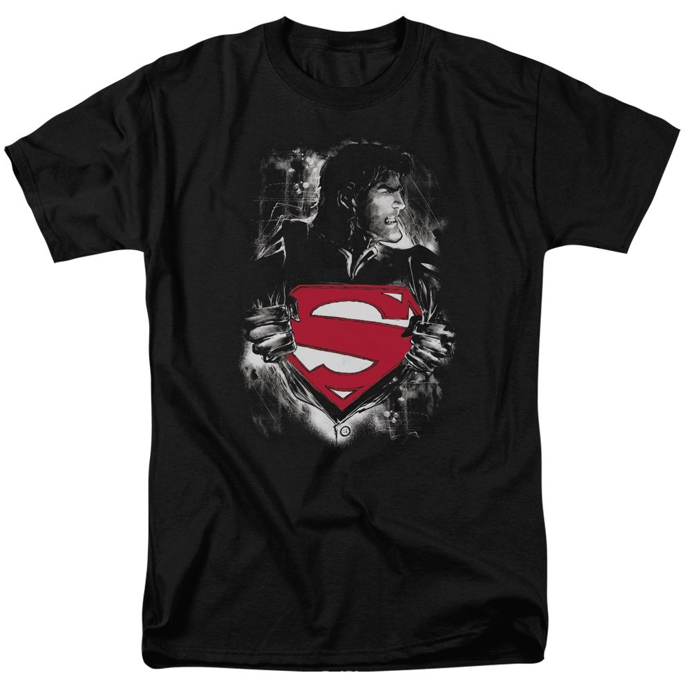 Superman Darkest Hour Graphic T-Shirt for Men - Size XL - Comfortable Cotton Tee for Casual Wear, Cosplay & Superhero Fans