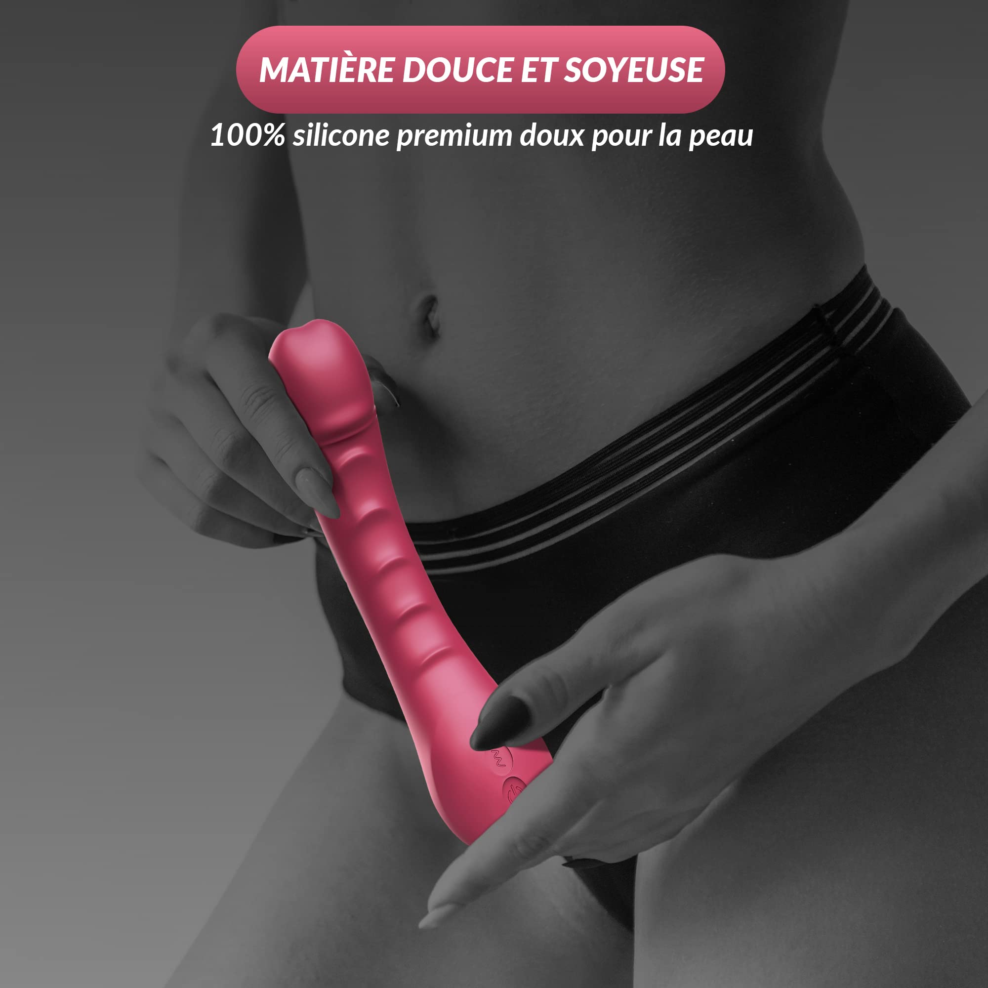 Lascano G-Spot Vibrator | Realistic Dildo with 12 Vibration Modes | Silent Clitoral Stimulator | Women's Sex Toy for Couples | Perfect for Solo Play, Couples Intimacy & Sensual Massage