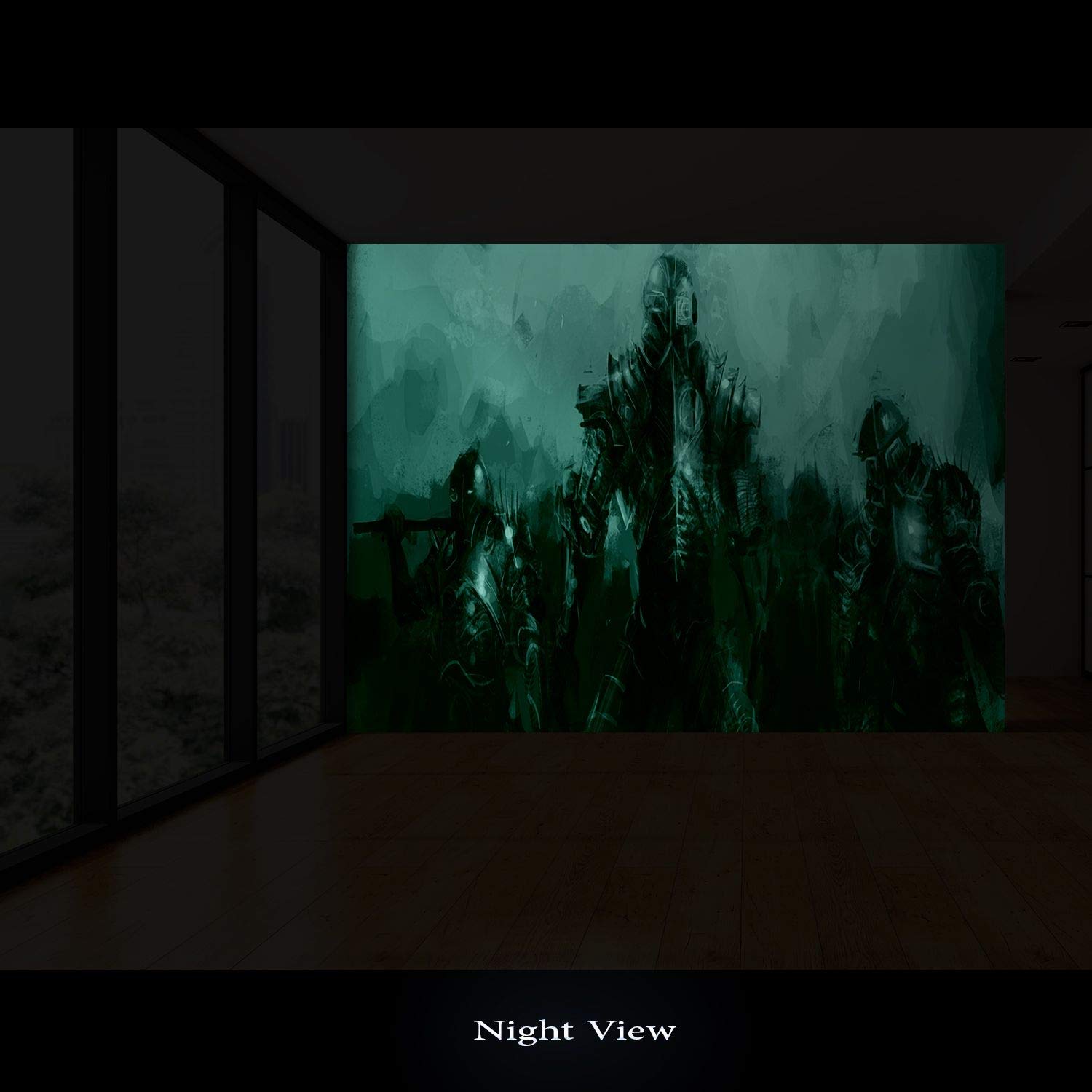 Startonight Abstract Knights Mural Wall Art - 100