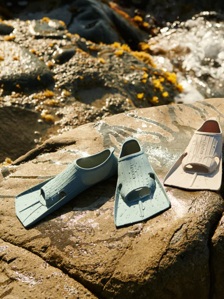 Liewood Gustav Swim Fins for Kids - Comfortable & Durable Whale Blue Swimming Flippers - Perfect for Pool, Beach & Snorkeling Adventures