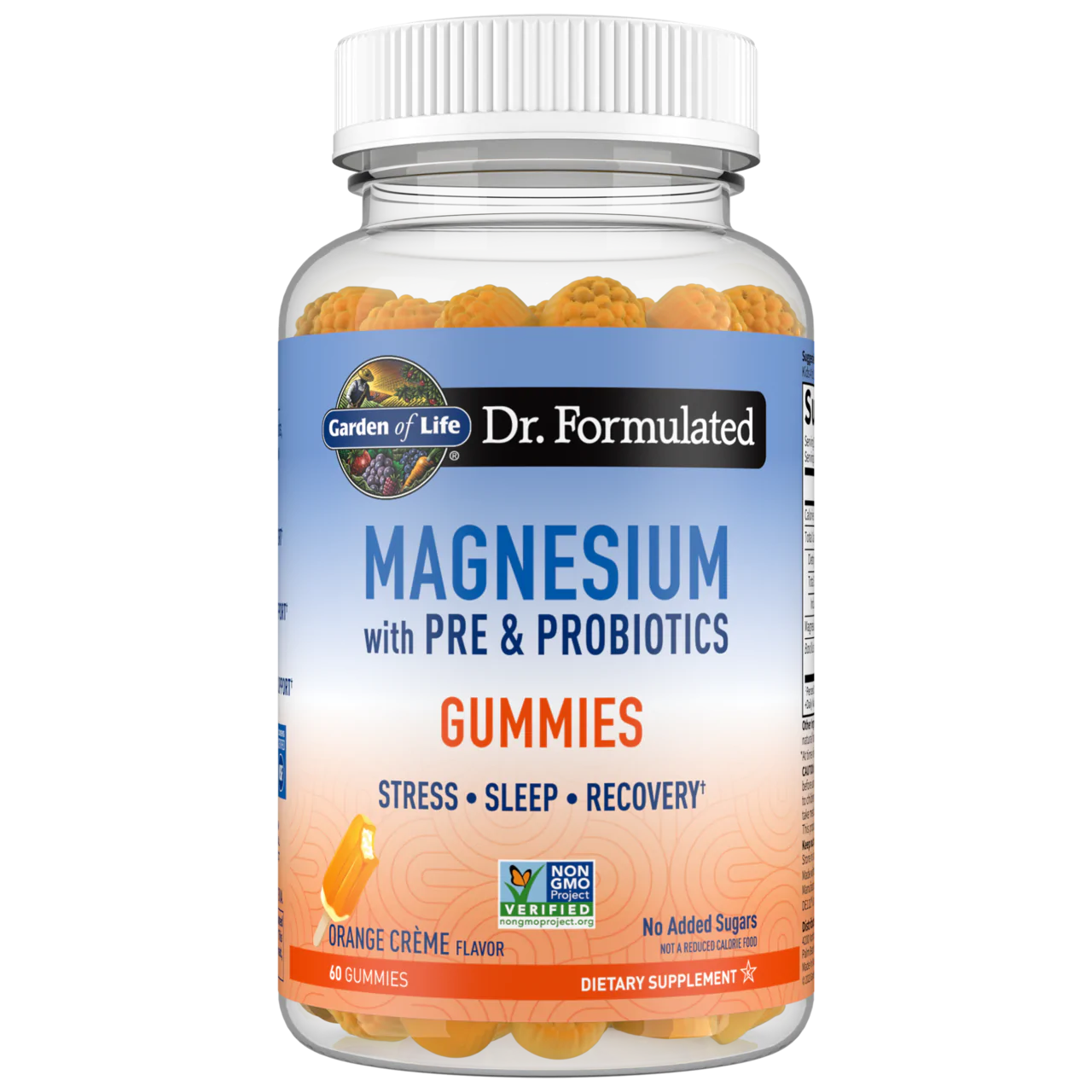 Garden of Life Dr. Formulated Magnesium Gummies with Prebiotics & Probiotics - Supports Digestion, Sleep & Muscle Relaxation - Perfect for Daily Wellness Routine & Stress Relief