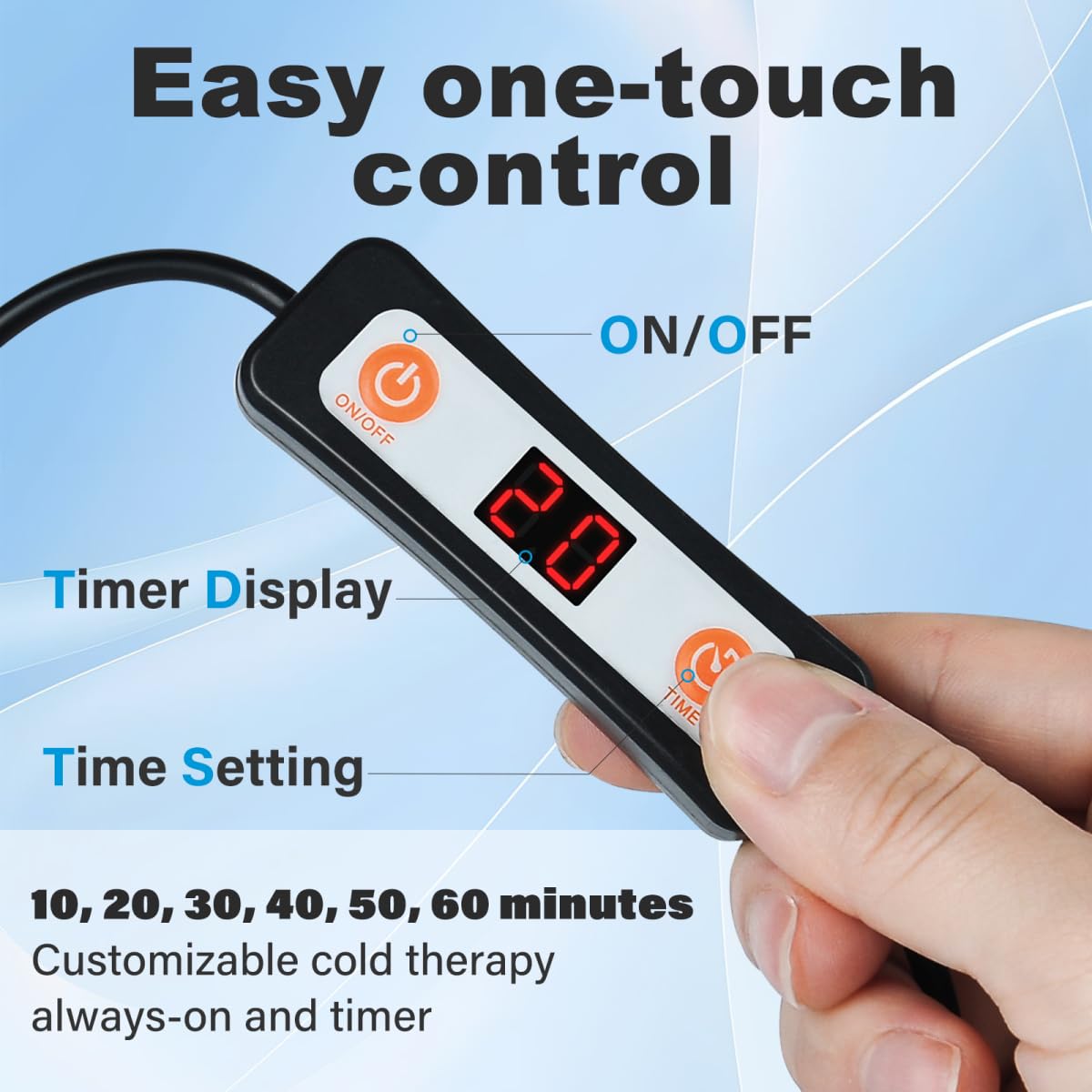 Shoulder Ice Machine for Rotator Cuff Cold Therapy - 14-Quart Post-Surgery Recovery Device with Timer & Compression Pad - Ideal for Shoulder Pain Relief After Surgery & Injury Rehabilitation