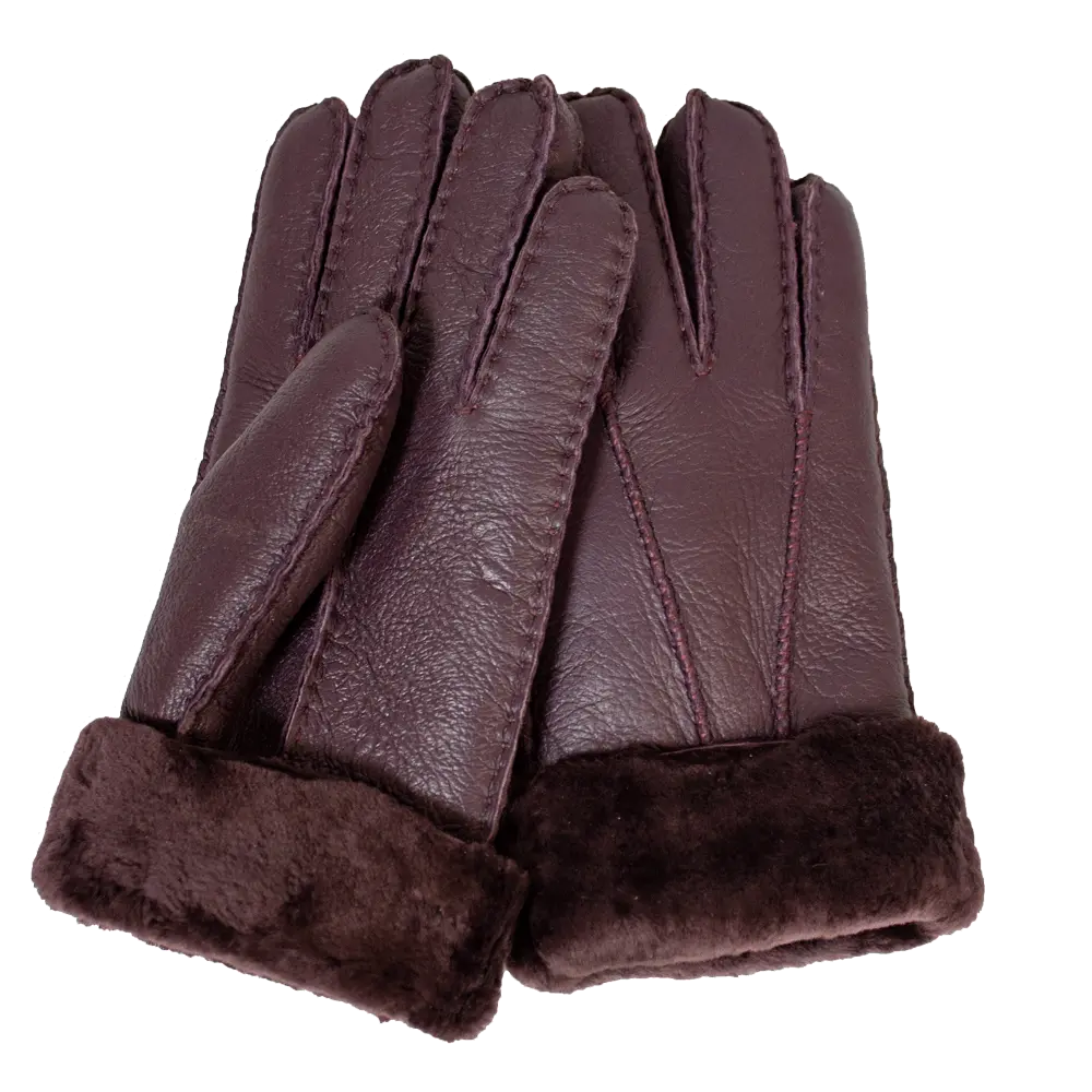 BOL Women's Shearling Leather Gloves - Winter Warm Touchscreen Gloves for Driving, Outdoor Activities & Cold Weather Fashion