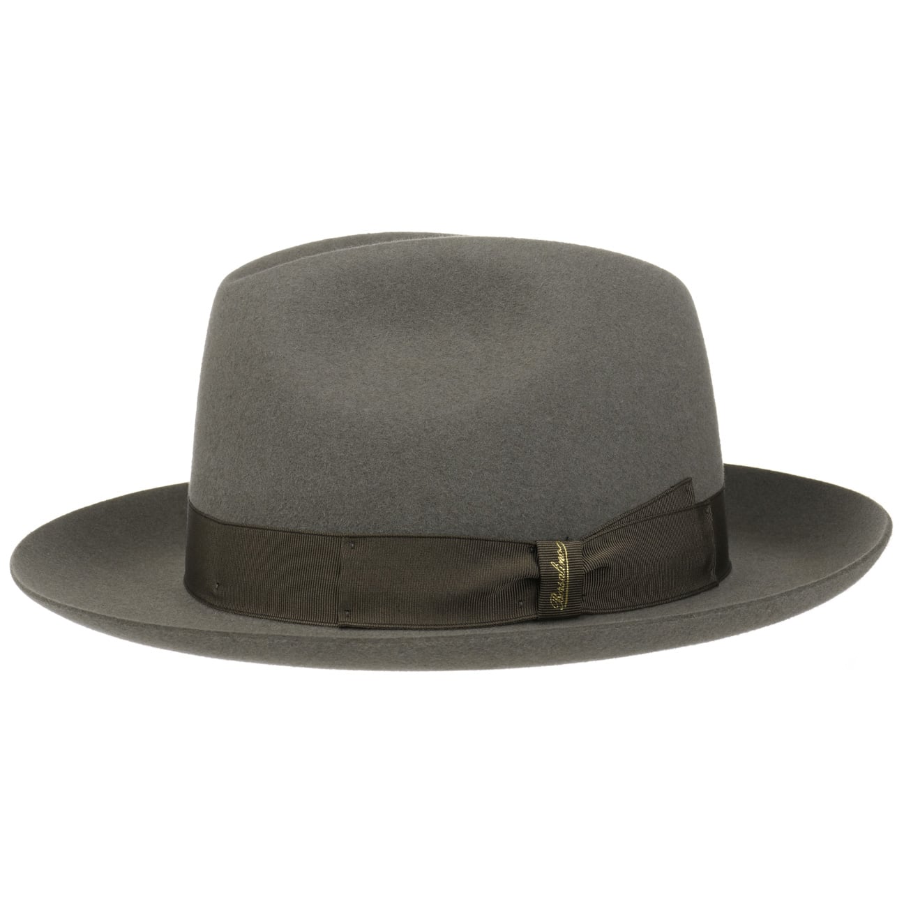 Borsalino Marengo Fur Felt Bogart Hat for Men - Classic Fedora Style for Outdoor, Travel & Formal Occasions
