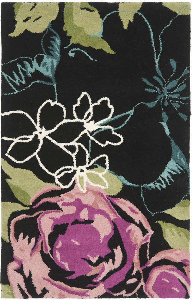 Stylish Multicolor Woolen Square Area Rug - Soft & Durable for Living Room, Bedroom, or Office Decor