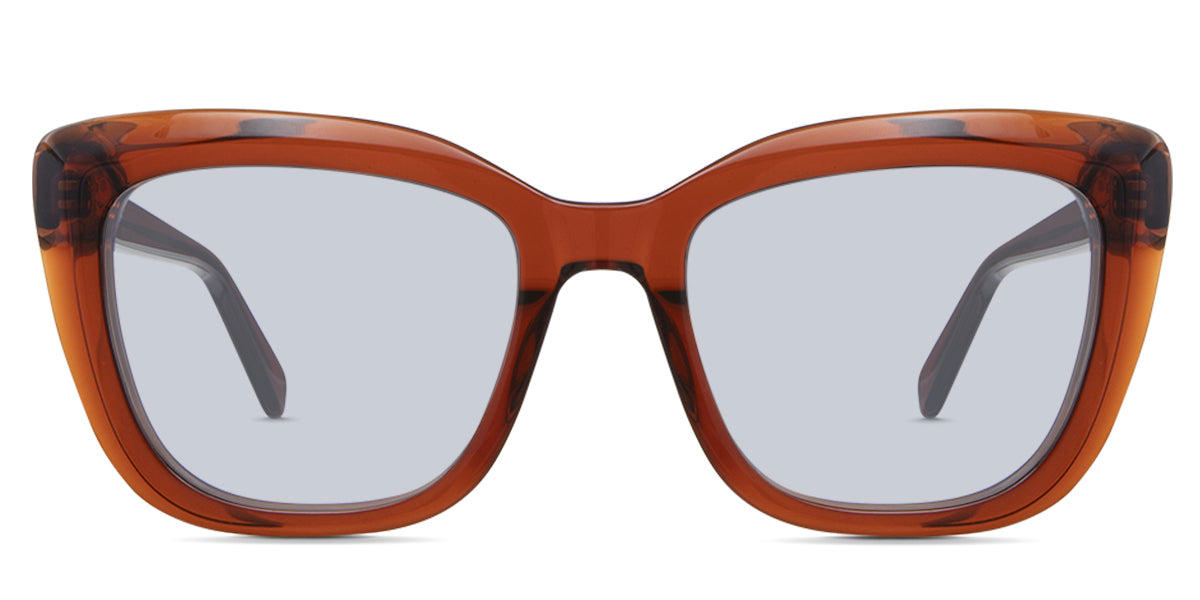 LESA Women's Prescription Tinted Glasses - Stylish & UV Protection for Reading, Driving & Outdoor Activities