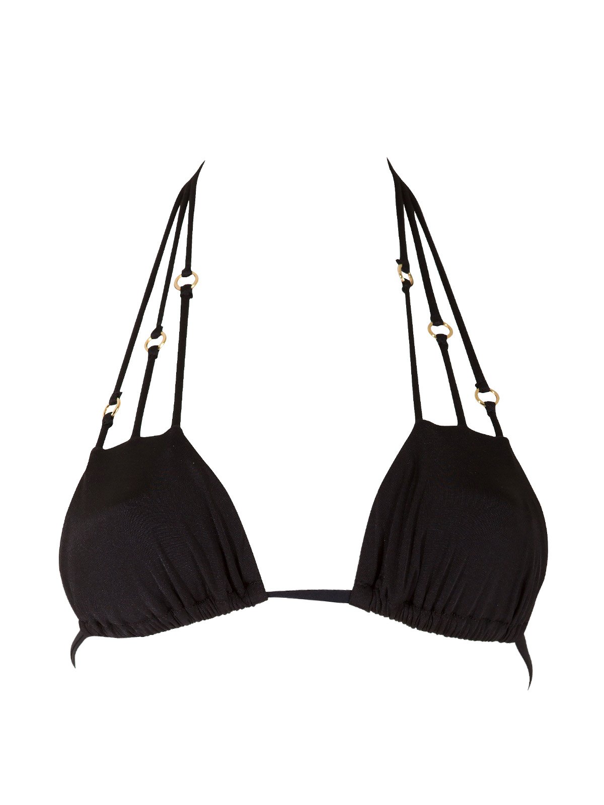 Beach Bunny Women's Bunny Basics Triple Straps Triangle Bikini Top - Sexy Swimwear for Summer Beach Vacations, Pool Parties & Tropical Getaways