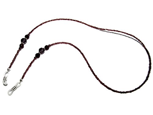 Purple Beaded Eyeglass Chain Lanyard - Stylish Beaded Glasses Holder for Women & Men | Perfect for Reading, Driving, and Everyday Use