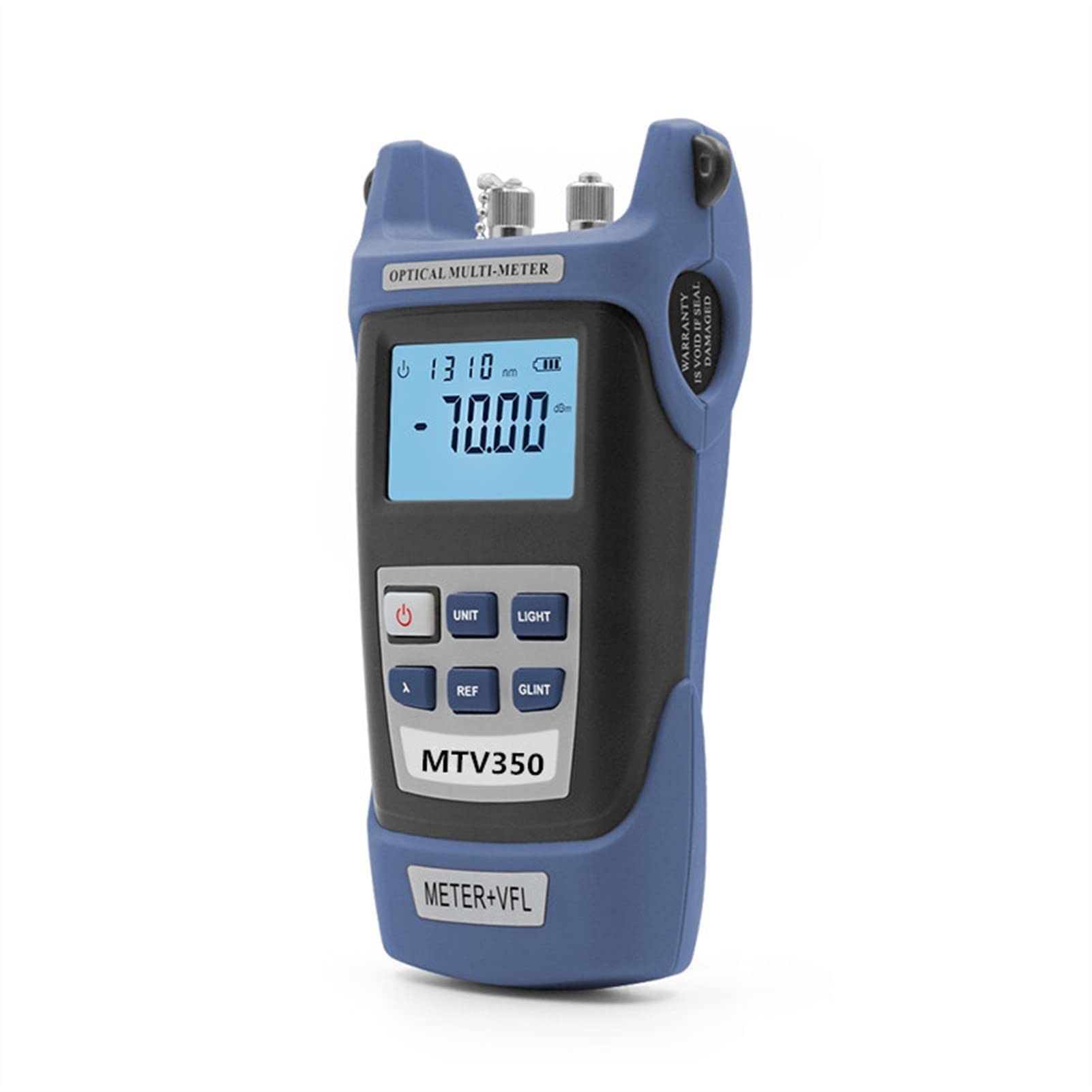 Bevve All-in-One Fiber Optic Cable Tester Kit - 10km Laser Source Power Meter with 10mw Visual Fault Locator | Professional Network Testing Tool for Telecom Engineers & Data Center Maintenance