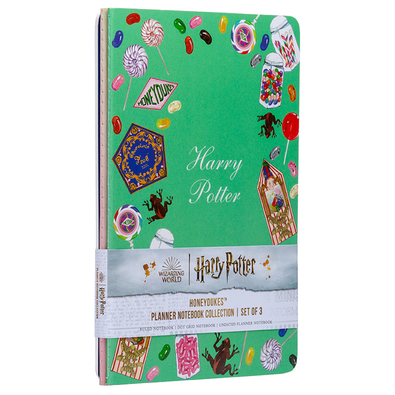 Harry Potter Honeydukes Planner Notebook Set of 3 - Wizarding World Inspired Academic Organizer for Students, Office & Gift Ideas - Perfect for School, Work & Collectible Merchandise