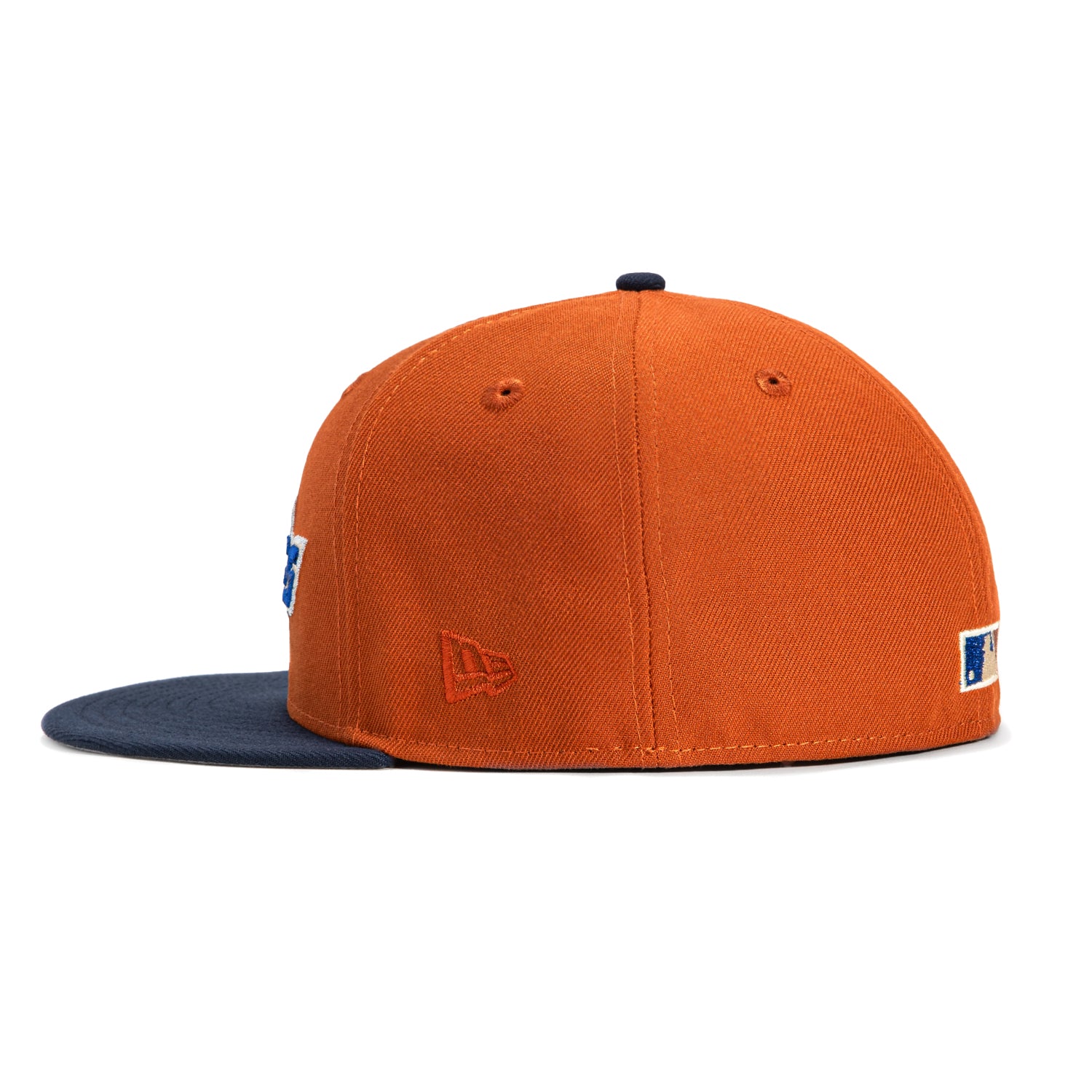 New Era 59Fifty Houston Astros 45th Anniversary Patch Snapback Hat - Burnt Orange & Navy - Perfect for Baseball Games, Fan Gear & Streetwear Fashion