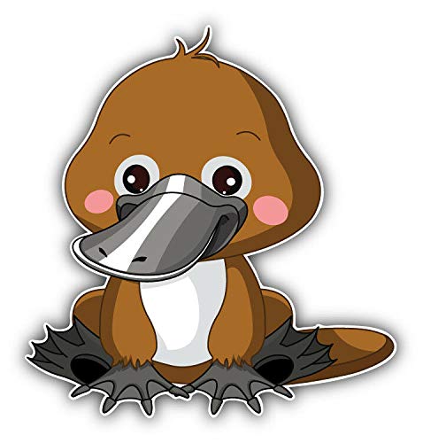 Platypus Baby Art Decor Stickers - 50 Pack for Scrapbooking, DIY Crafts, Bullet Journals, Calendars & Kids Art Projects - Perfect for Nursery Decor, School Projects & Creative Gift Wrapping