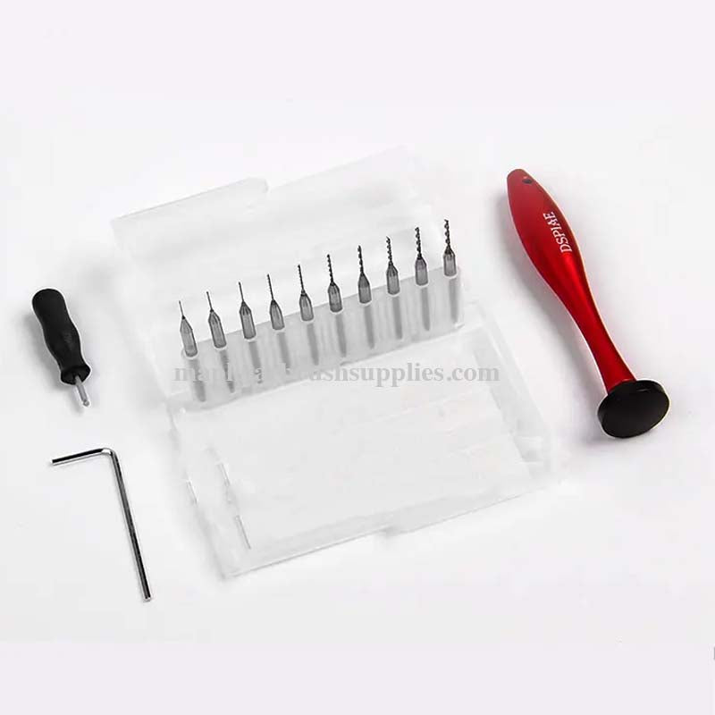 DSPIAE Aluminum Alloy Hand Drill - Precision Mini Rotary Tool for Model Building, Jewelry Making & DIY Crafts | Perfect for Hobbyists & Professionals