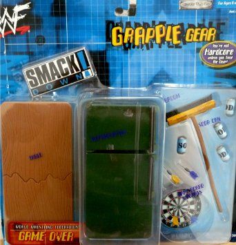 2000 WWF Jakks Pacific Grapple Gear Series 5: Game Over Wrestling Action Figure - Collectible Toy for WWE Fans & Wrestling Enthusiasts - Perfect for Display, Play, and Nostalgic Wrestling Memorabilia