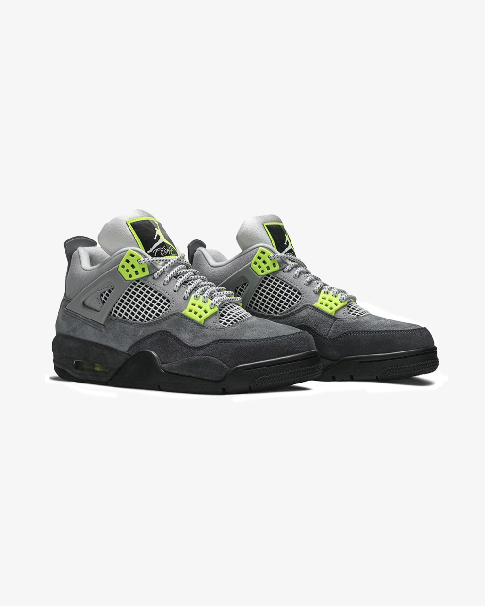 Nike Air Jordan 4 Retro 'Neon 95' - Men's Basketball Shoes for Streetwear & Sneaker Collection | Perfect for Casual Wear, Sports & Sneakerhead Fashion