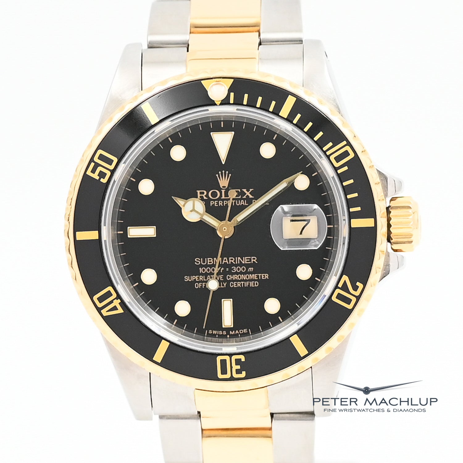 Vintage Rolex Submariner Date 40mm Men's Watch - 1986 Model - Luxury Diver Timepiece for Professional Scuba Diving & Everyday Wear