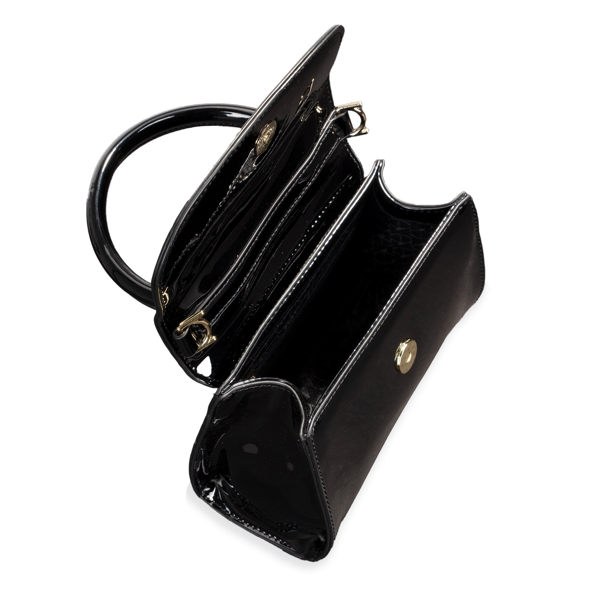 Riona Luna RFID Blocking Mini Top Handle Crossbody Bag for Women - Anti-Theft Small Purse for Travel, Shopping & Everyday Use