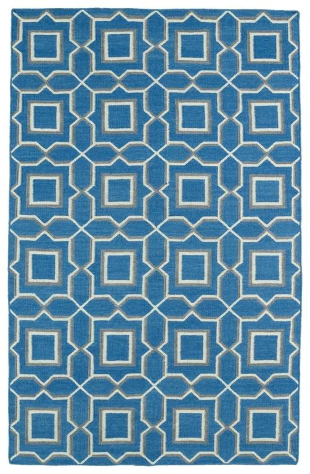Kaleen Glam Area Rug - Teal Blue 3'6
