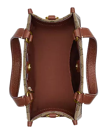 Coach Disney X Coach Dempsey Tote 22 - Signature Jacquard Handbag with Mickey Mouse Print | Stylish Designer Crossbody Bag for Women, Perfect for Work, Travel & Daily Use