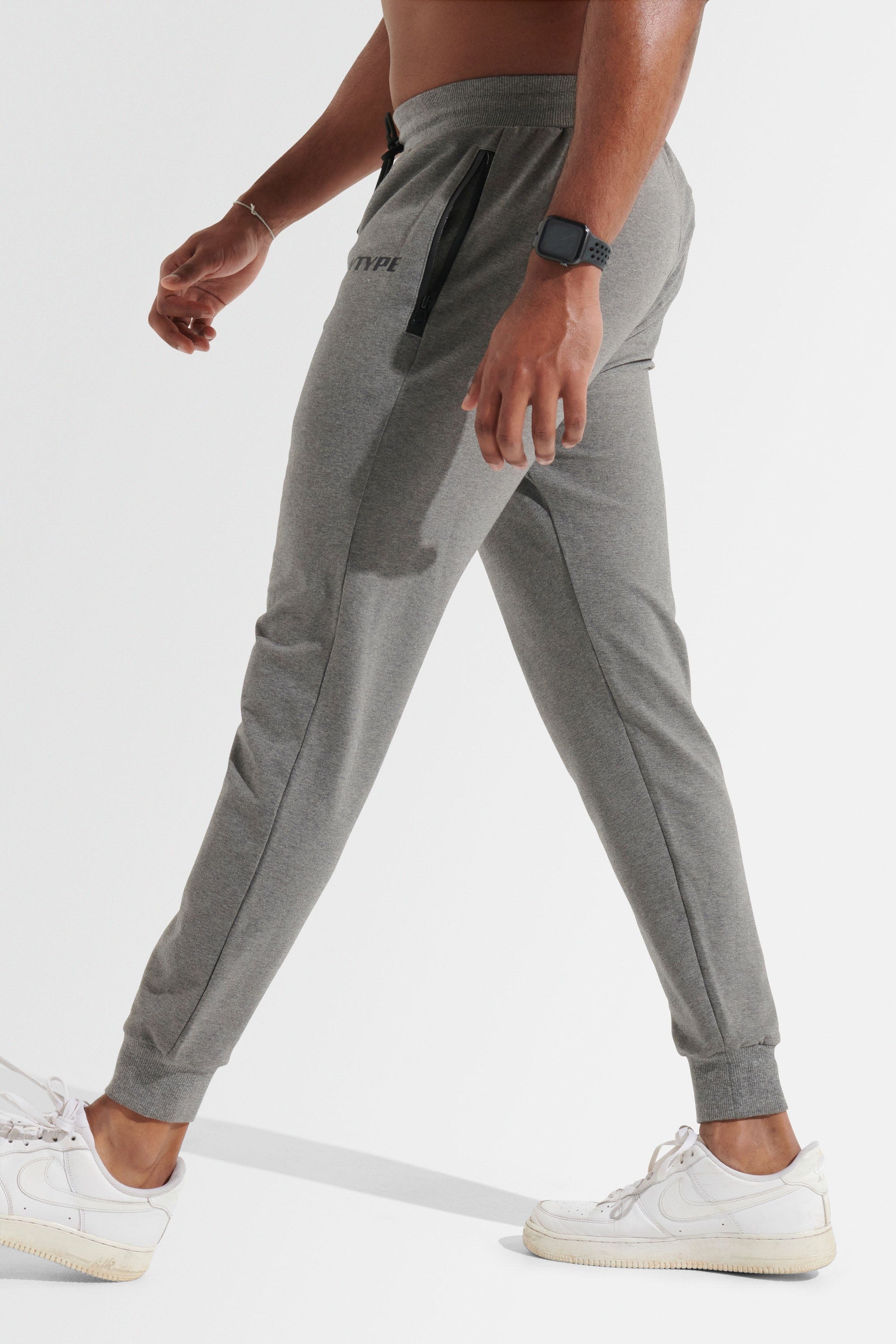 Intrepid Athlete Inside Track Pant - Grey | High-Performance Workout Pants for Running & Gym | Comfortable & Breathable Training Joggers