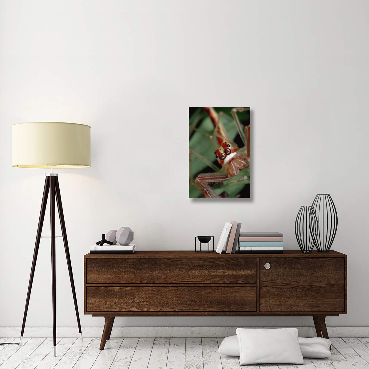 Global Gallery Wide-Jawed Viciria Male Portrait Canvas Art - 20x30 Inches - Singapore-Inspired Wall Decor for Living Room, Bedroom & Office