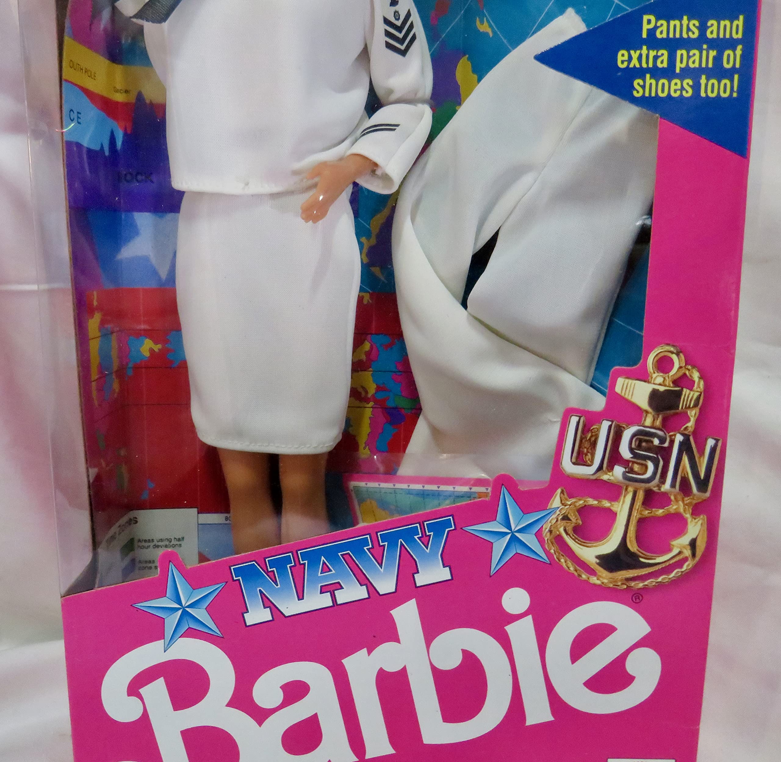 Barbie Star 'N' Strips Navy Blue Doll - Official Mattel Fashion Doll with Patriotic Outfit - Perfect for Collectors, Gifts & Playtime Scenes