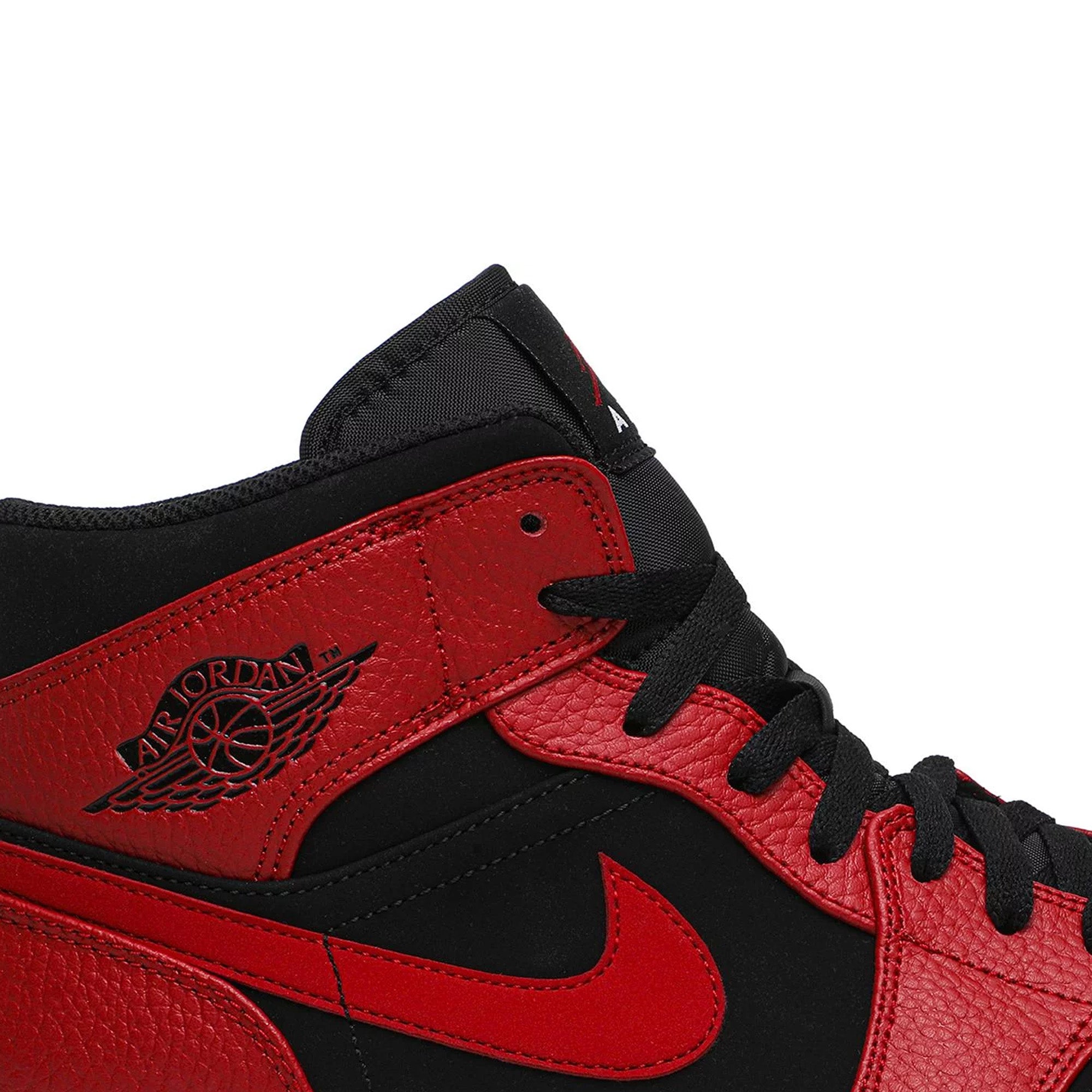 Air Jordan 1 Mid 'Reverse Bred' Basketball Shoes for Men (2018 Release) - High-Top Sneakers for Streetwear, Casual & Court Performance