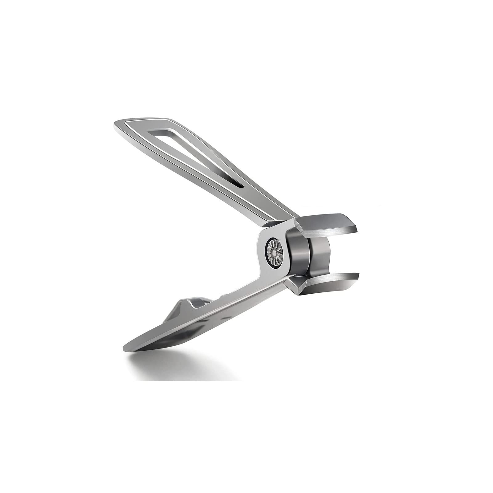 QYTECzjd Heavy Duty Toe Nail Clippers for Thick Nails - Professional Stainless Steel Toenail Cutter with Metal Nail File - Perfect for Elderly, Diabetic Foot Care & Pedicures