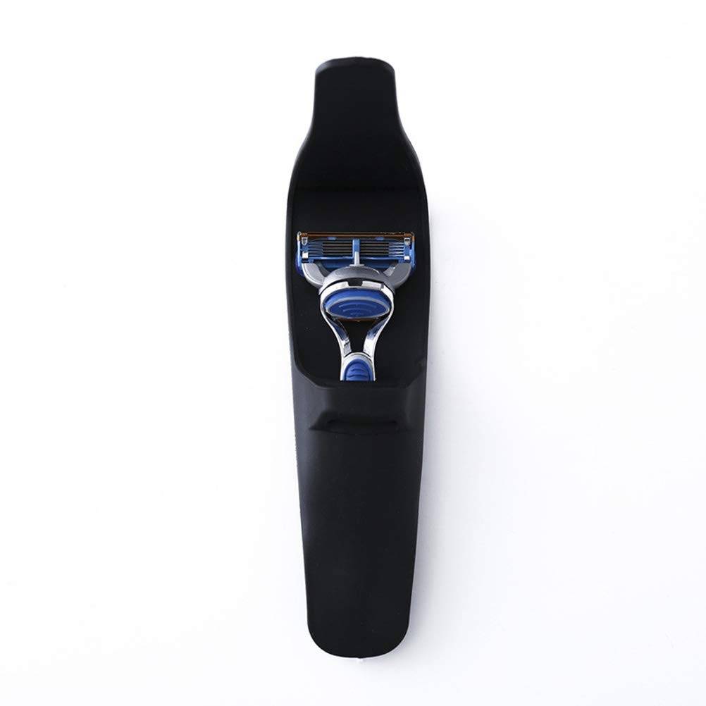1pc Silicone Razor Travel Case - Compact Shaver Storage Pouch for Men & Women - Perfect for Air Travel, Gym, Camping & Business Trips