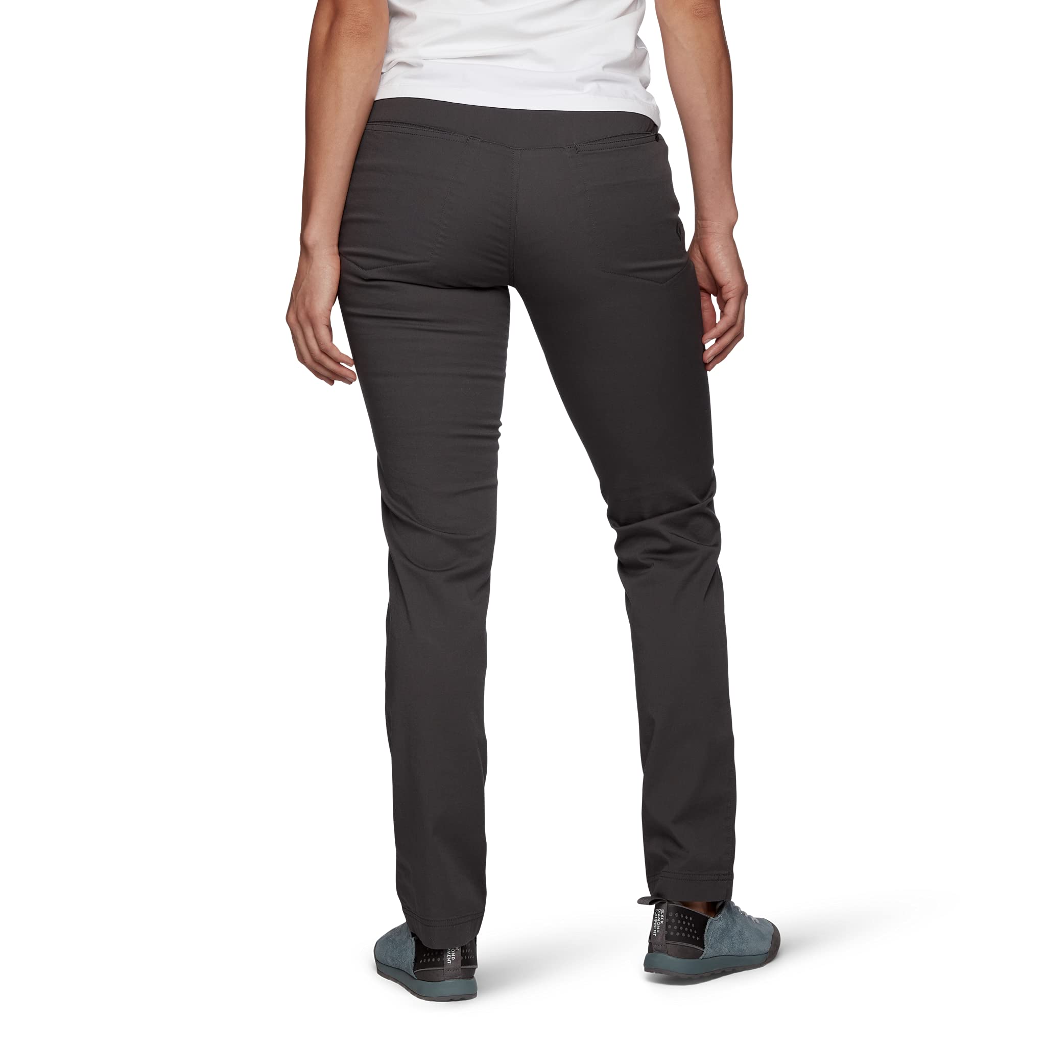 BLACK DIAMOND Equipment W Credo Pants - Anthracite - Size 4 | Women's Hiking & Climbing Pants for Outdoor Adventures
