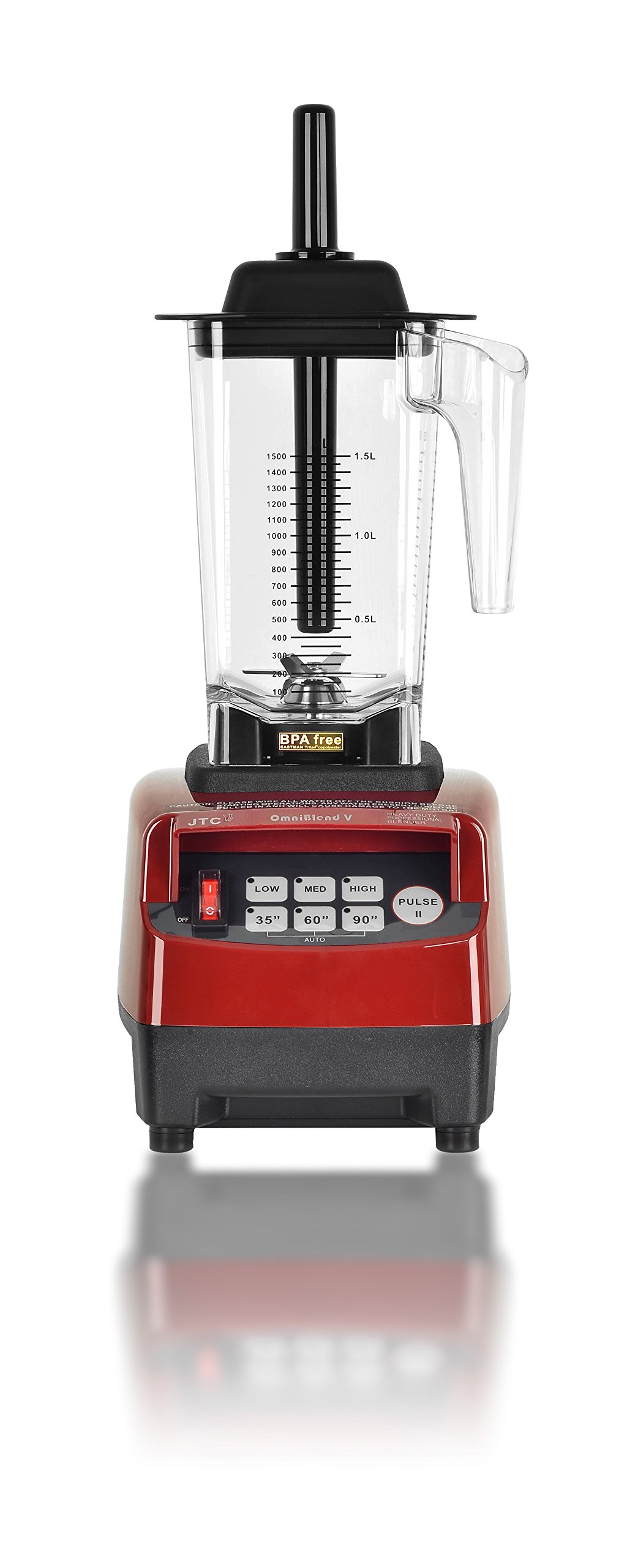 Professional Blender TM-800A - High Speed 1000W Countertop Blender for Smoothies, Juices & Food Prep (Maroon) | Perfect for Home Kitchen, Restaurant & Healthy Lifestyle