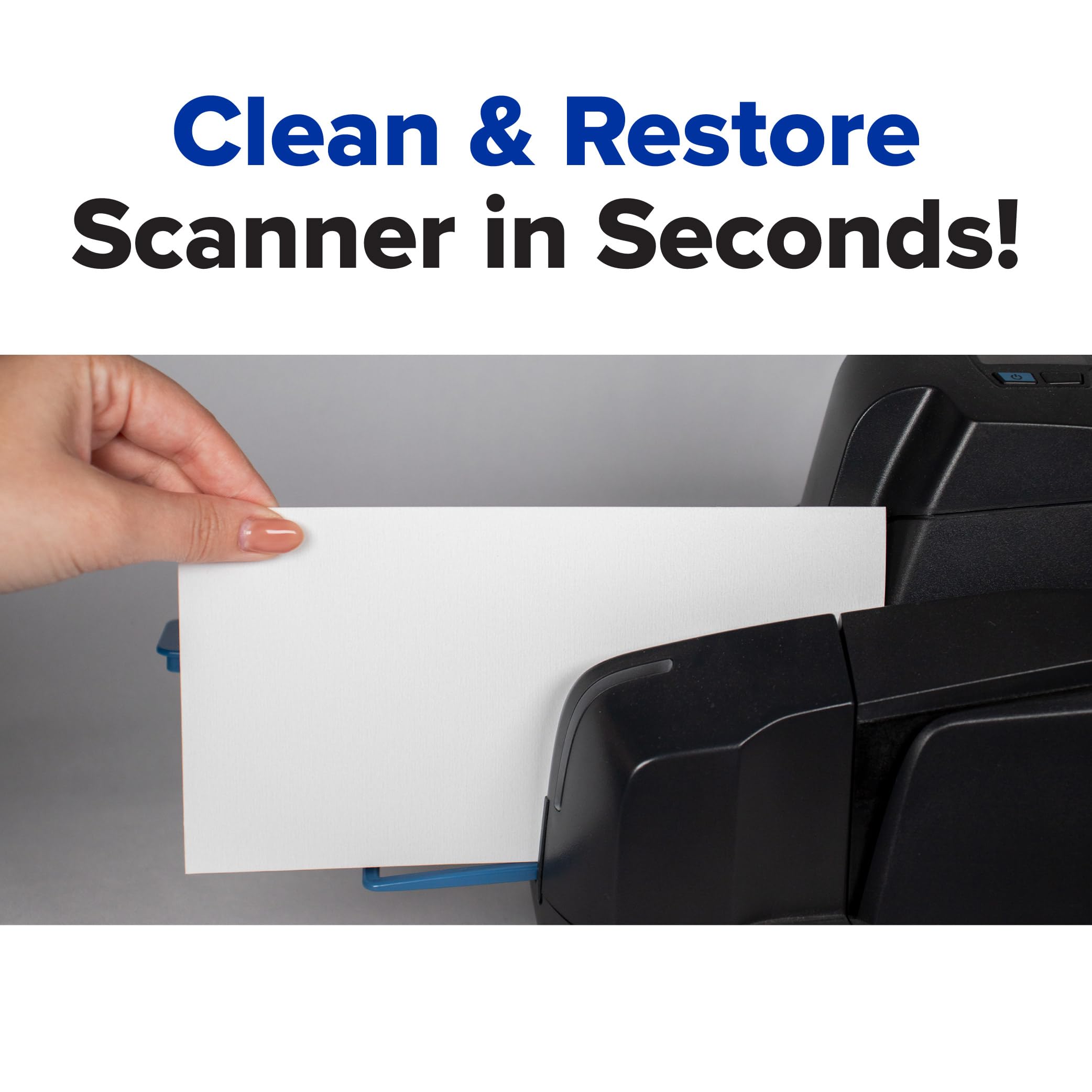 Kicteam K2-CIB25 Check Scanner Cleaning Card - Remove Dust & Debris for Optimal Performance - Perfect for Banks, Offices & Retail POS Systems