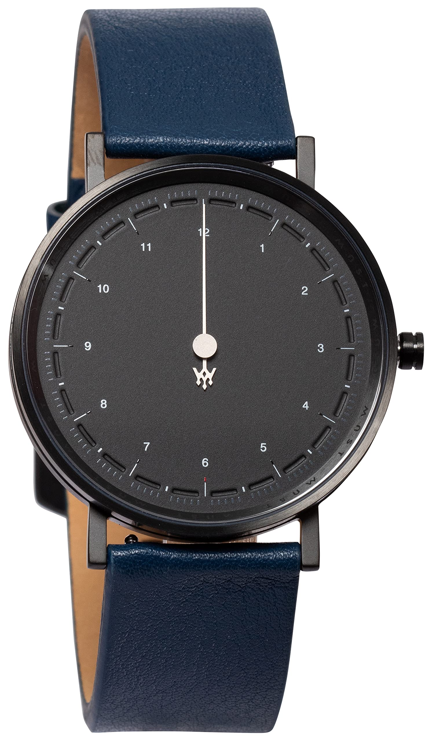 MAST Milano Luxury One-Hand Minimalist Watch for Men - Slim Analog Wristwatch with Italian Design - Perfect for Business, Casual & Formal Occasions