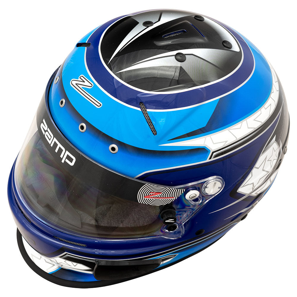 Zamp RZ 70E Switch Graphic Racing Helmet - FIA 8859 & Snell SA2020 Certified - Lightweight Full Face Motorcycle Helmet for Track Racing, Auto Cross & High-Speed Driving