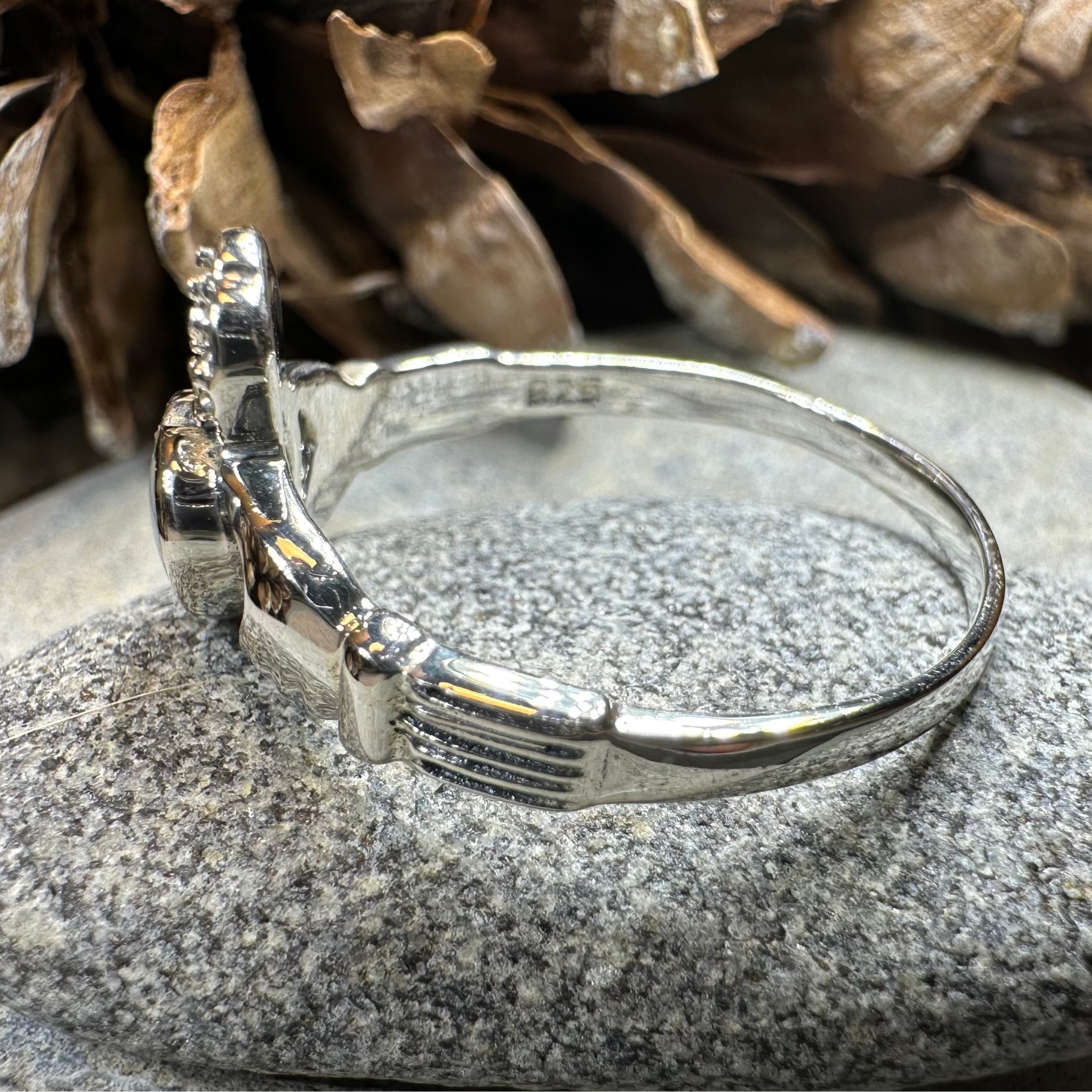 Aurora Claddagh Ring - Sterling Silver Irish Love Friendship Loyalty Ring for Women | Perfect for Weddings, Anniversaries & Gifts