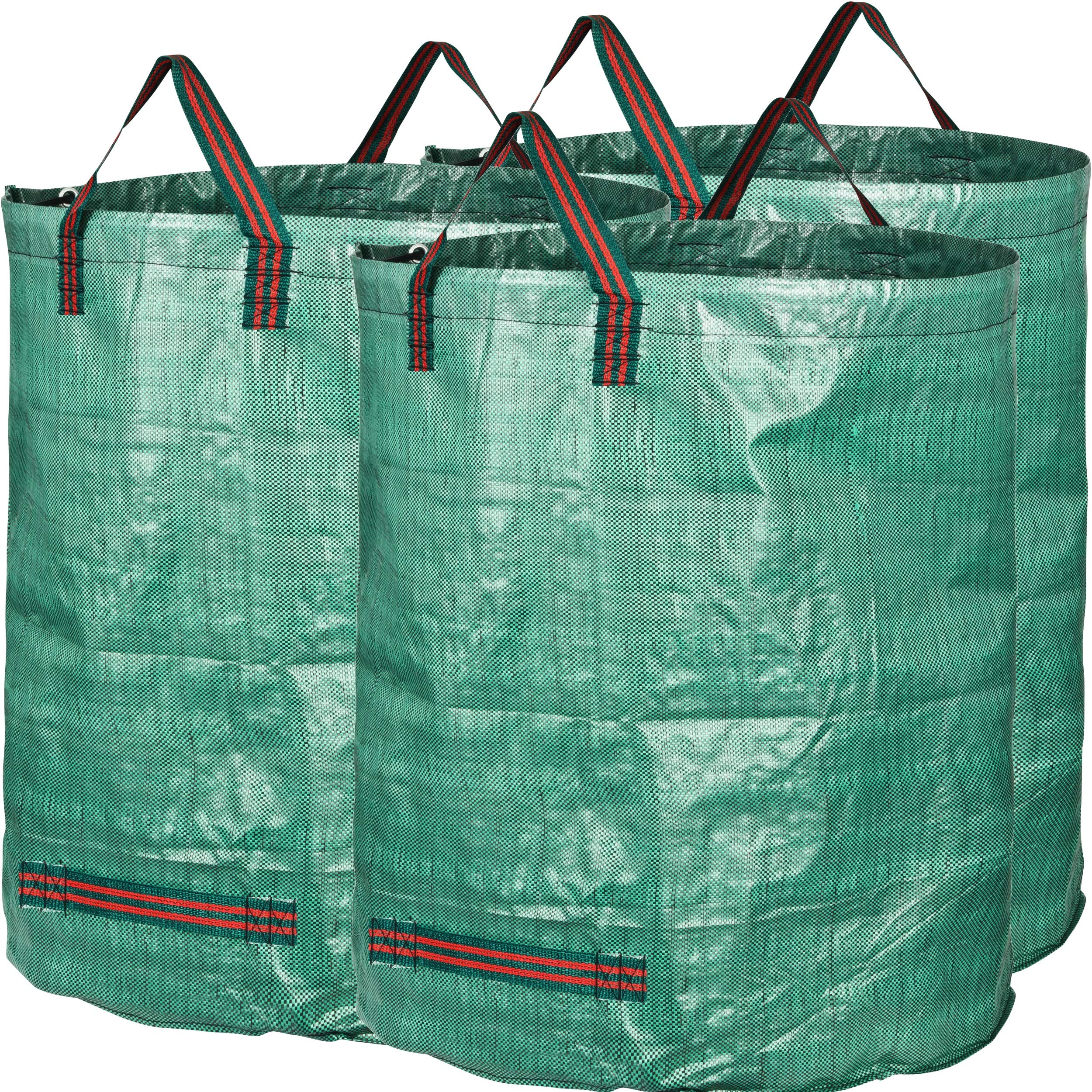 3-Pack 80 Gallon Heavy Duty Reusable Garden Waste Bags - 33