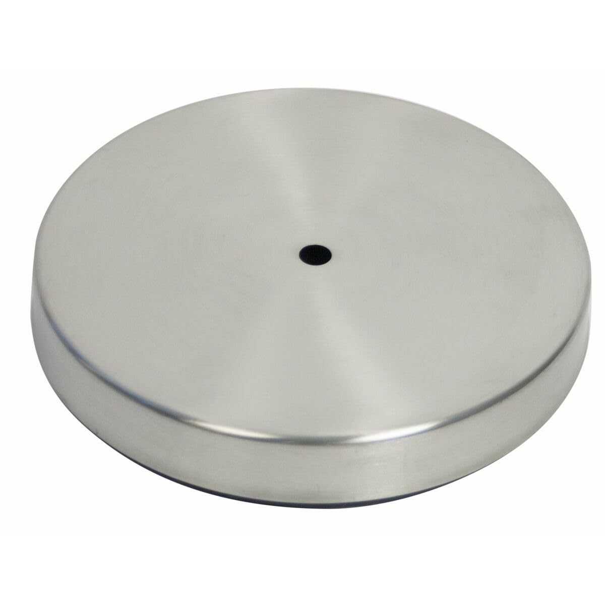 Outdoor Chrome Column Ashtray Base - Durable Metal Cigarette Ash Tray for Patio, Garden, and Smoking Areas