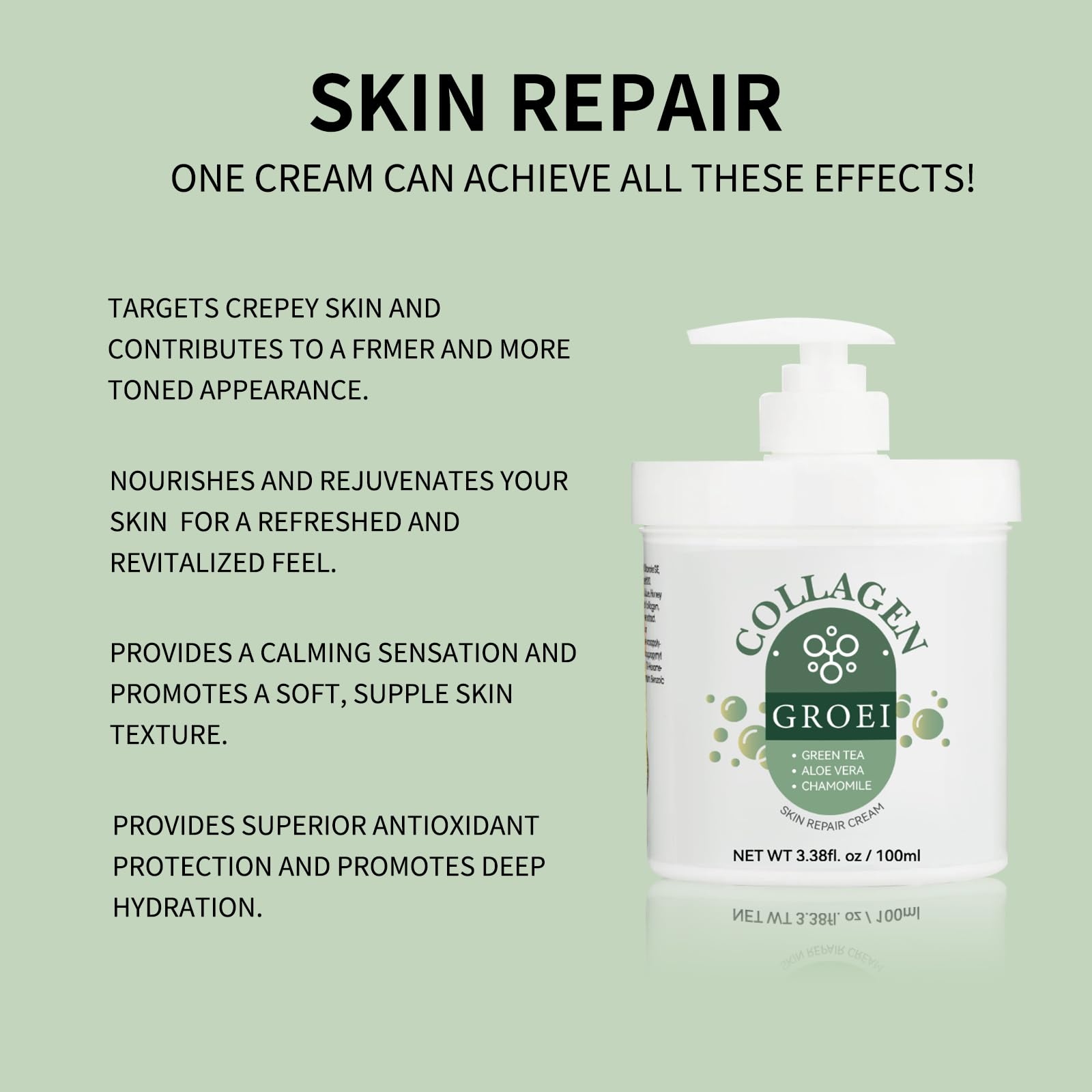 **Collagen Firming Cream for Women - Skin Tightening & Lifting Body Moisturizer - Anti-Aging & Sagging Skin Treatment - 100g - Perfect for Daily Use & Post-Pregnancy Care**