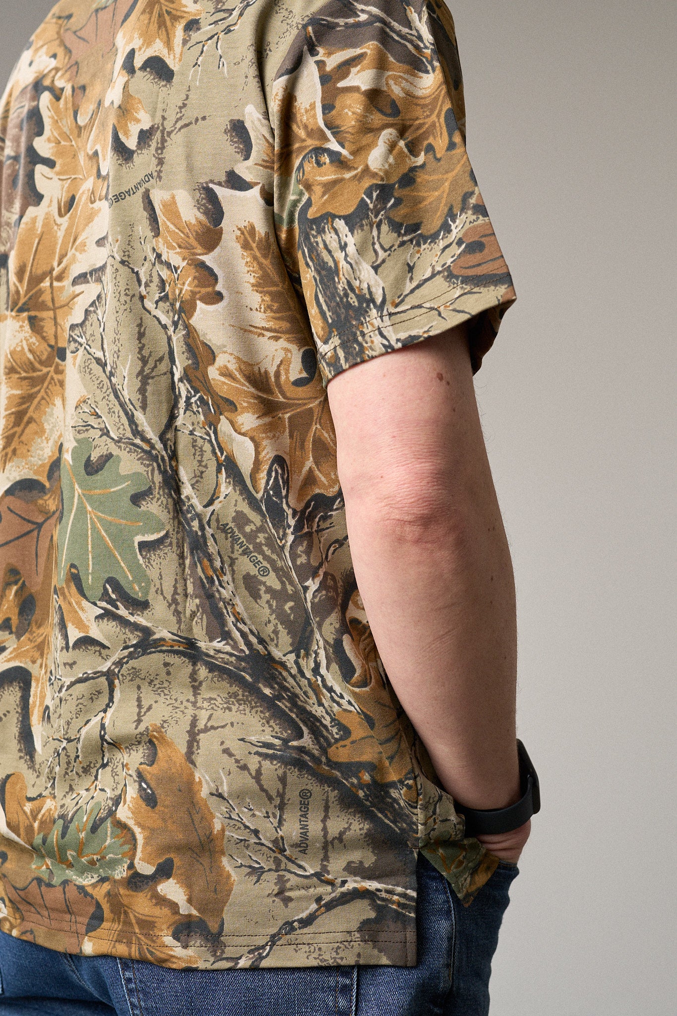 Premium Adult Modal T-Shirt - Realtree Advantage Camo Print - Soft & Breathable Fabric for Outdoor Activities, Hunting, and Casual Wear