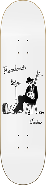 Coda Rowland Band Skateboard Deck 9.0 - Professional 9-Inch Skateboard Deck Only | Perfect for Street Skating, Tricks & Park Riding