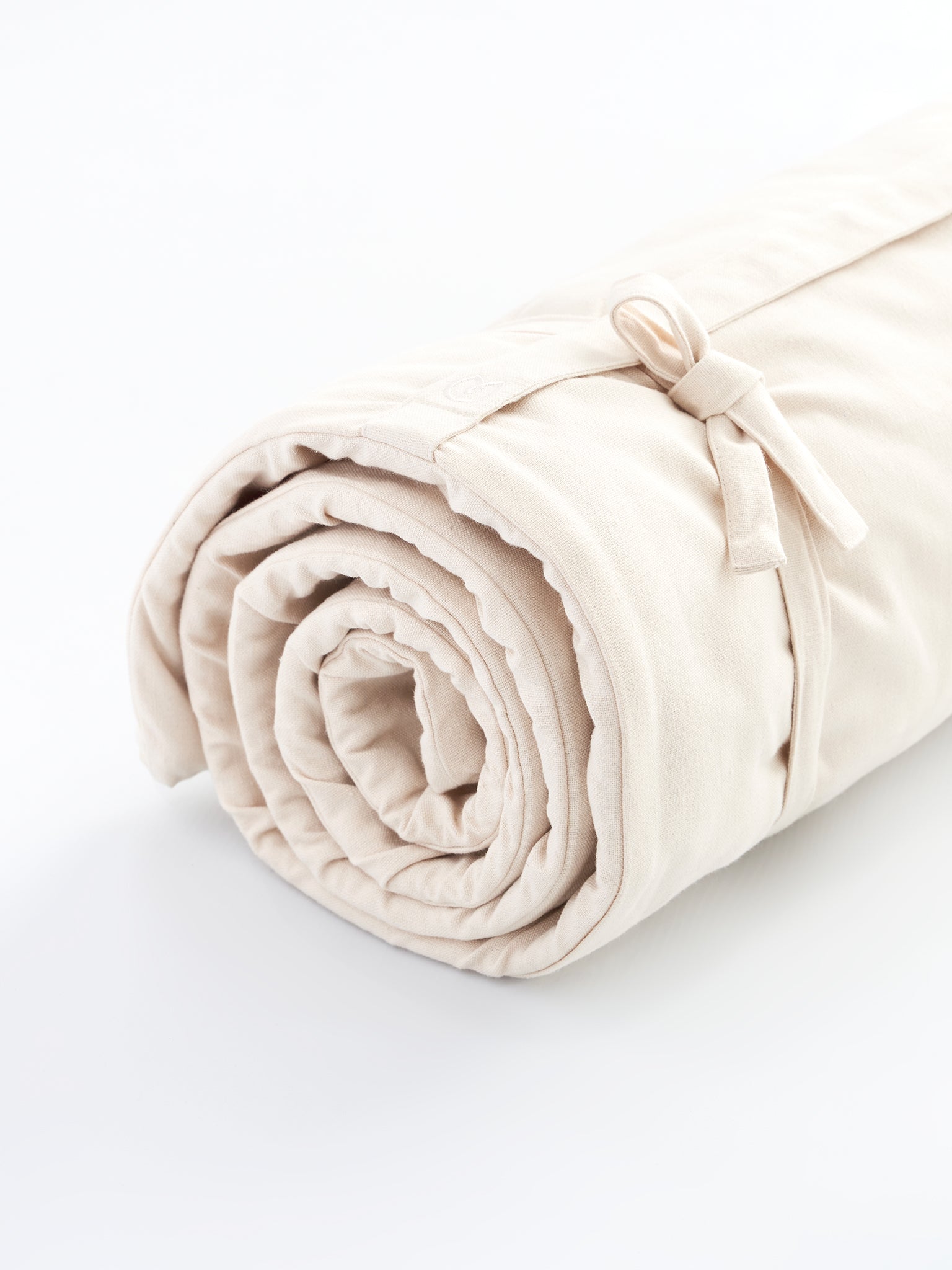 Organic Cotton Restorative Yoga Mat - Eco-Friendly & Non-Slip for Home & Studio Yoga Practice - Perfect for Meditation, Stretching & Relaxation