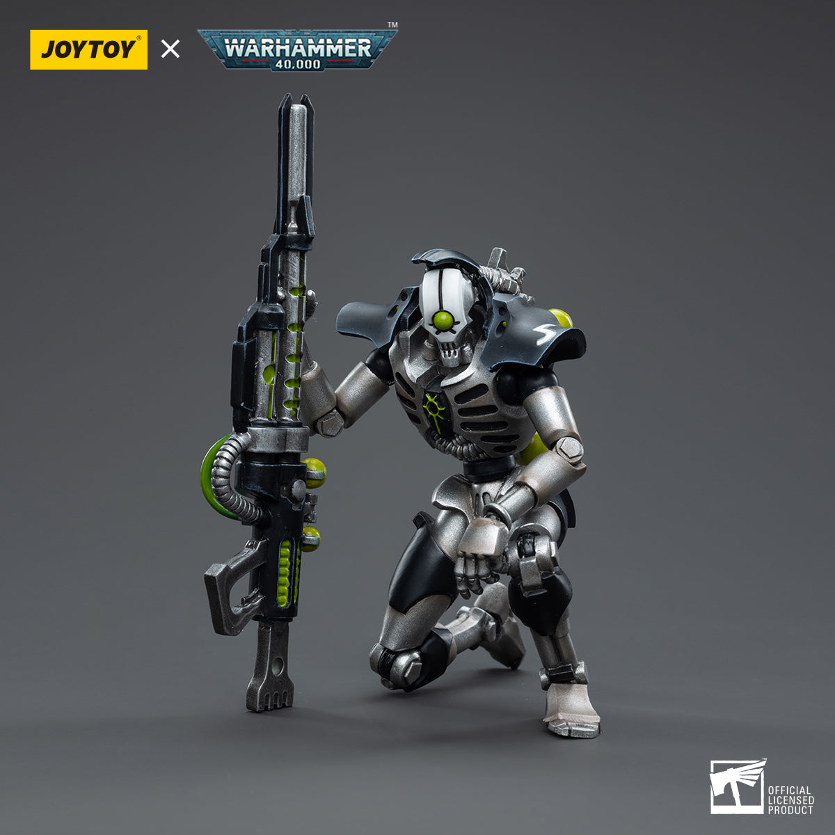 JOYTOY 1/18 Scale Warhammer 40K Necrons Sautekh Dynasty Action Figure Set (3pcs) - Perfect for Collectors, Tabletop Gaming & Display