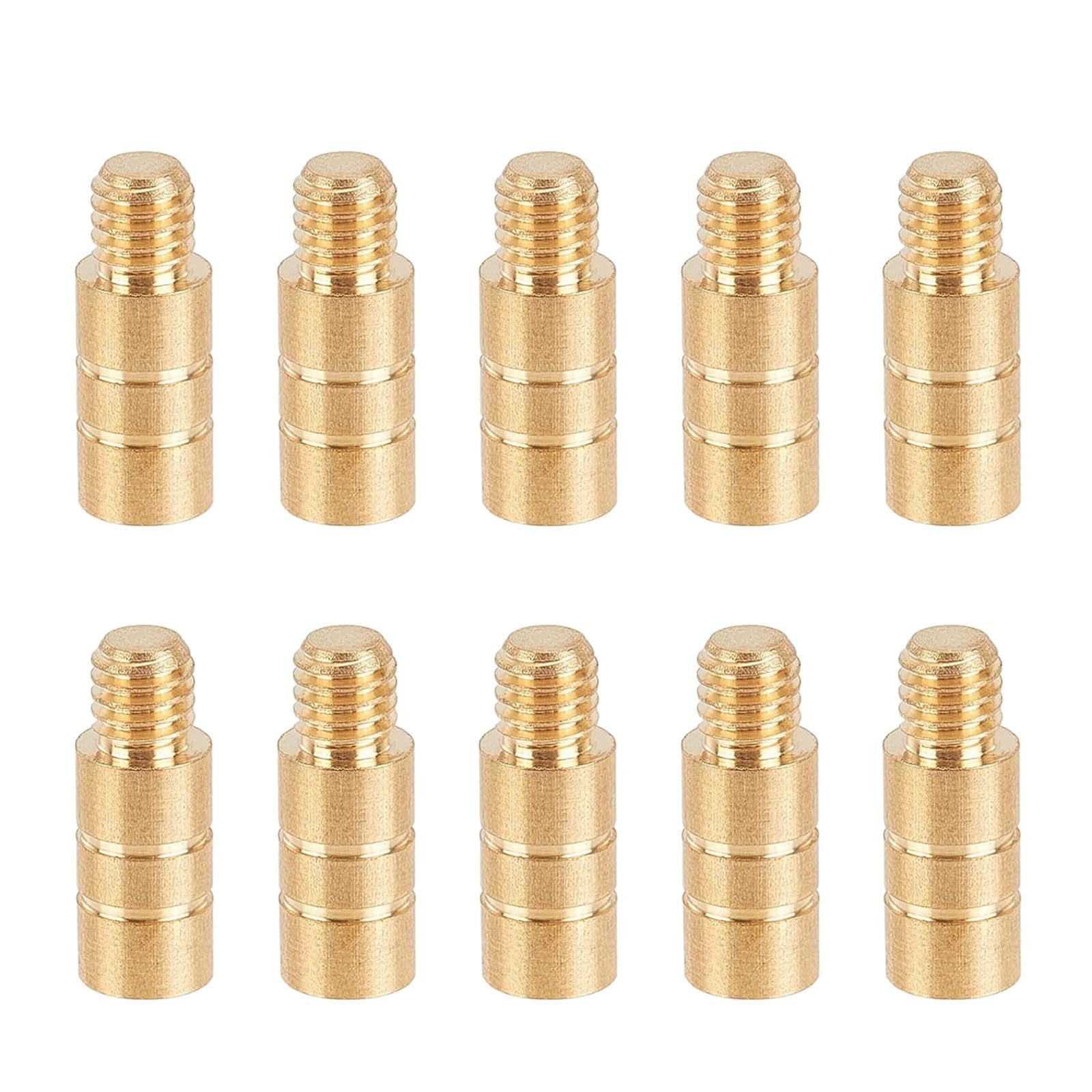 10 Pcs Pure Copper Dart Weights - 2BA Thread Counterweight Hardware for Darts | Replacement Parts & Accessories | Gaming Supplies for Precision & Balance | Perfect for Professional Players & Home Practice