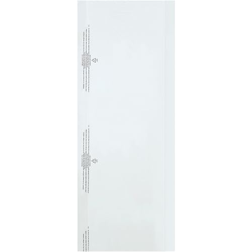 Box Partners GB21454 21 x 4 x 54 Inch 0.6 Mil Clear Garment Bags - Pack of 360 | Perfect for Clothing Storage, Travel, and Retail Display