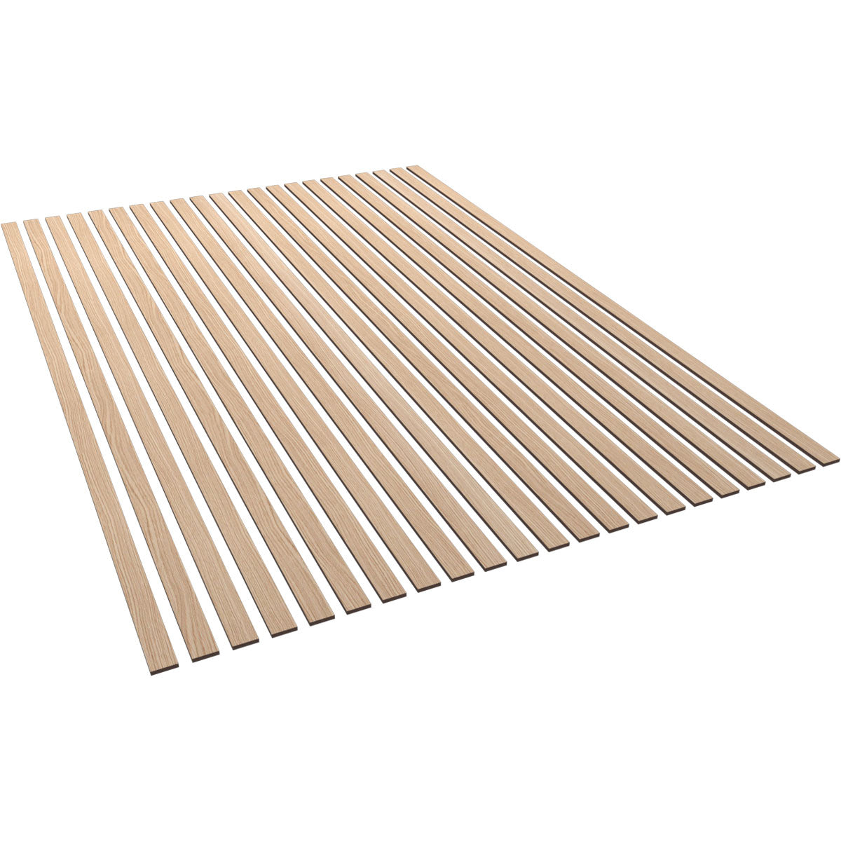 Adjustable Wood Slat Wall Kit - Modern DIY Room Divider & Decorative Panel for Home & Office - Perfect for Living Room, Bedroom, or Workspace Partitions