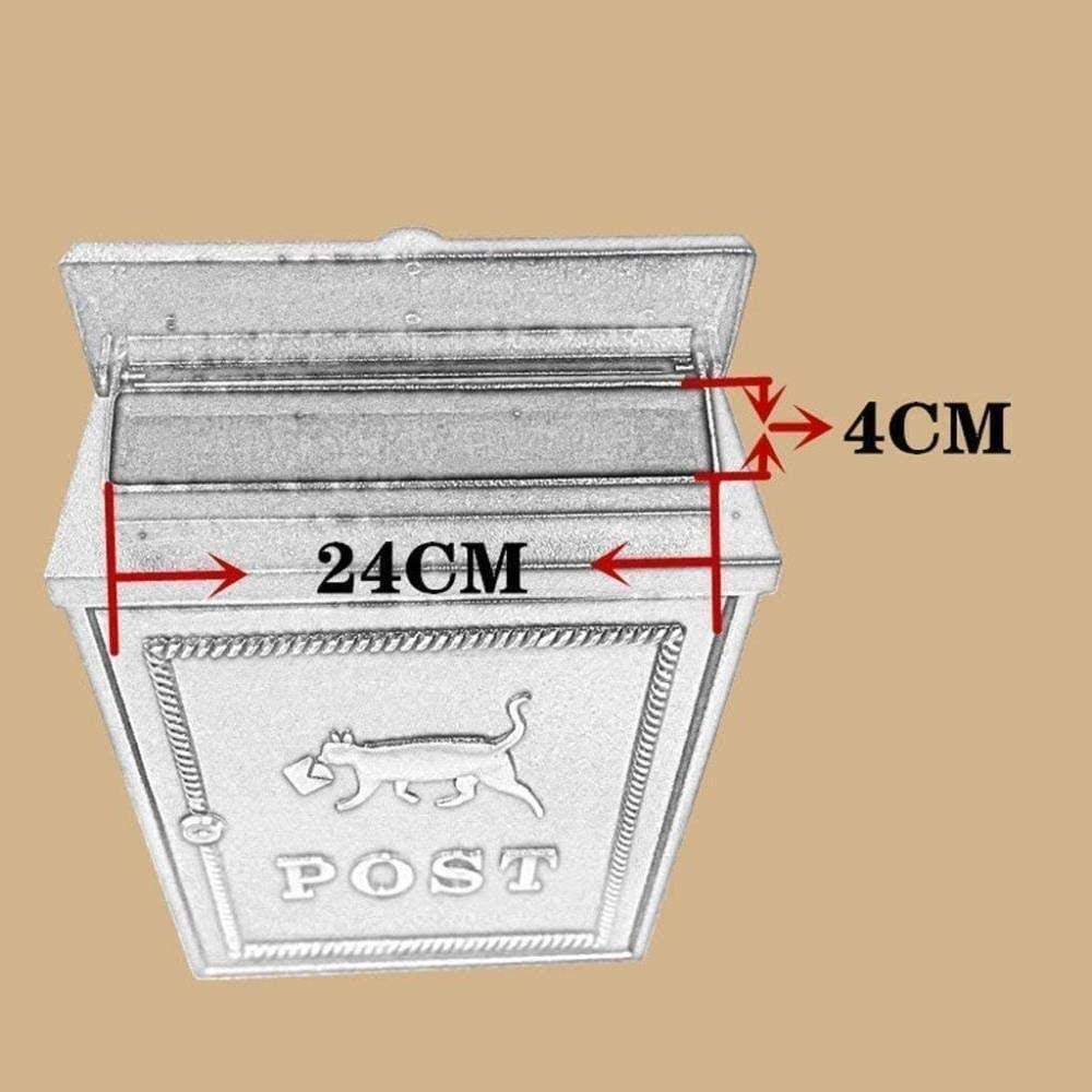 Waterproof Outdoor Wall-Mounted Mailbox - Durable Villa Post Box for Letters, Newspapers & Magazines | Perfect for Homes, Communities & Public Spaces