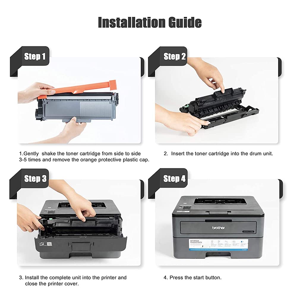 HP 12A Q2612A Compatible Toner Cartridge Replacement [2-Pack, Black] - Works with HP 1020 1022 1018 1010 1012 3050 3015 3055 3030 MF4350d MF4150 MF4370dn D420 MF4270 Printers | High-Quality Printing for Office & Home Use
